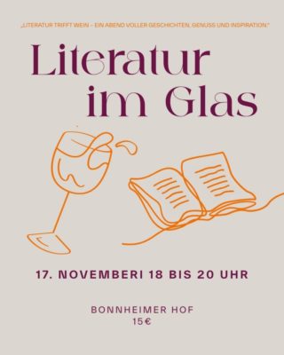 Literatur im Glas
