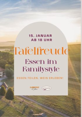 Tafelfreude Ticket 15. Januar