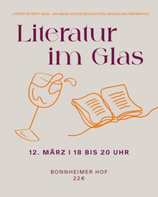 Literatur im Glas 12. März